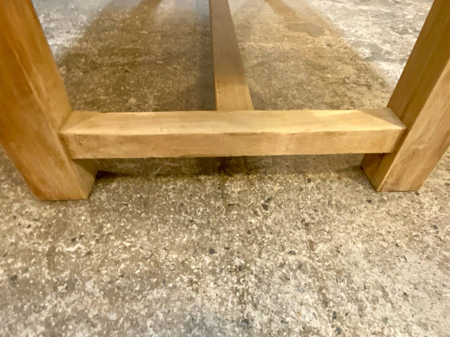 Solid wood dining table