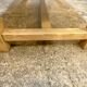 Solid wood dining table