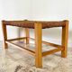 Stool bench wood and rope vintage bohemian spirit