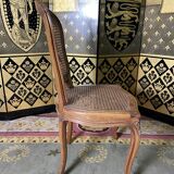 Suite of 6 Louis XV style chairs in canning