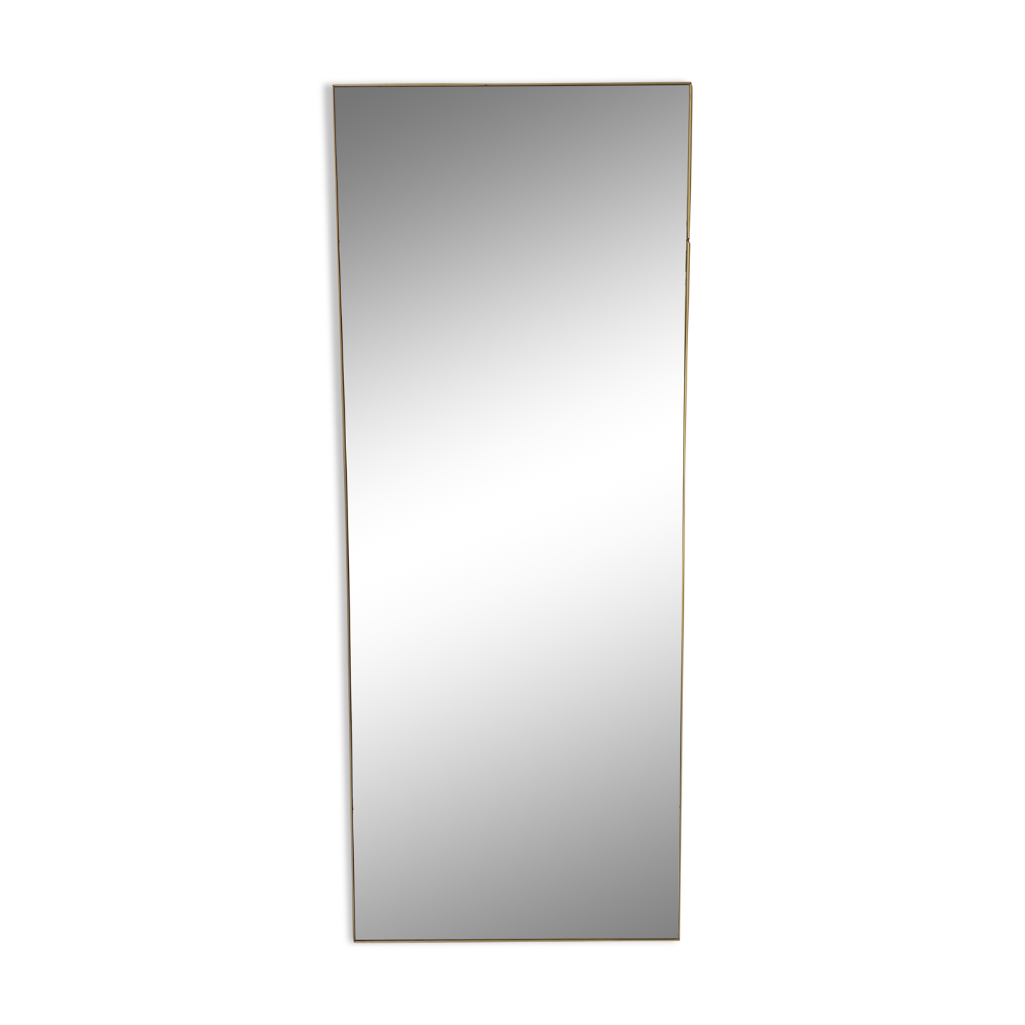 Italian engraved bistro mirror 60s XL