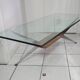 Coffee table with compass legs from the 60s