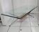 Table basse pieds compas années 60