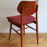 Ensemble de quatre chaises de salle à manger tchèques des années 1960 par TON avec une influence scandinave