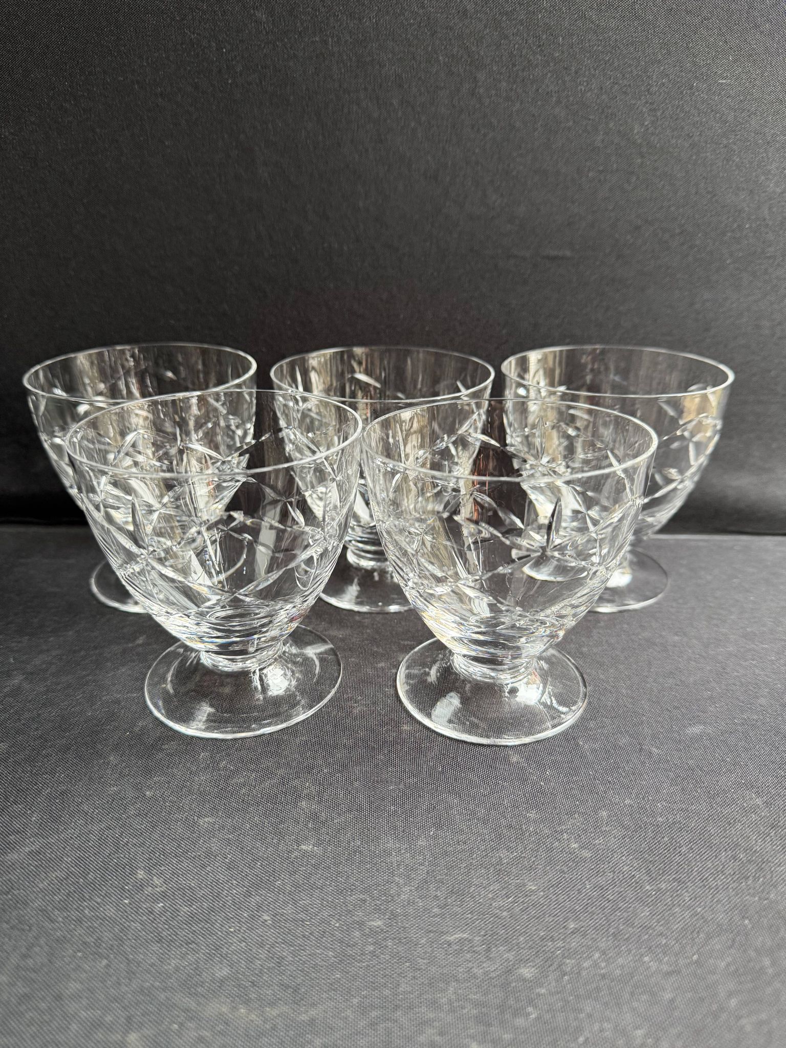 5 Water glasses – Daum Nancy France