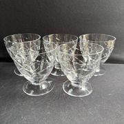 5 Water glasses – Daum Nancy France