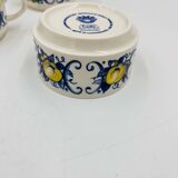 Sugar bowl and milk jug