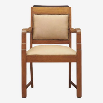 Fauteuil en chêne, Art Déco, années 1950, Danemark