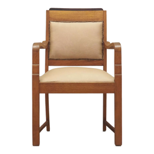 Fauteuil en chêne, Art Déco,