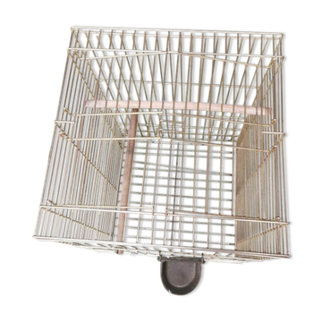 Cage à oiseaux dorée
