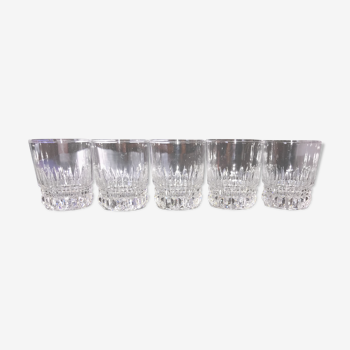 Series of 5 whiskey glasses