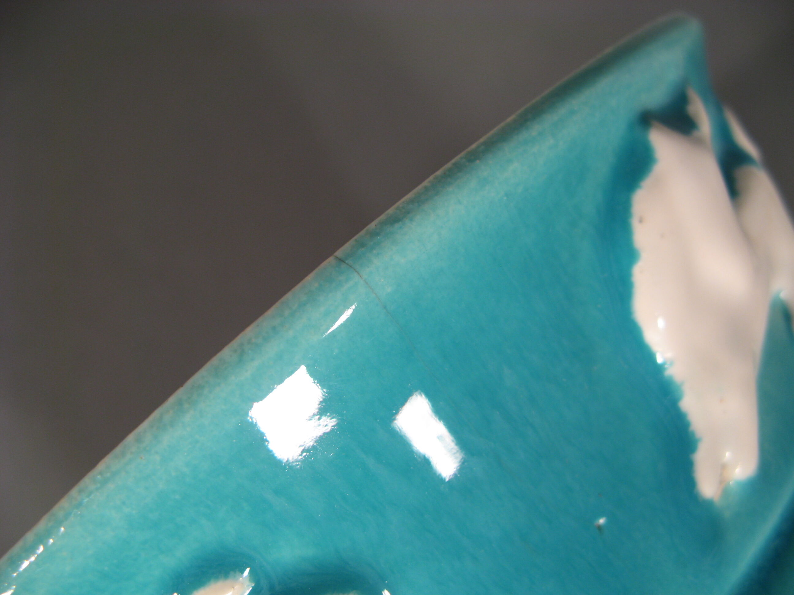 Old vintage ceramic vase 1960s décor signs of the zodiac astrology