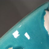 Old vintage ceramic vase 1960s décor signs of the zodiac astrology