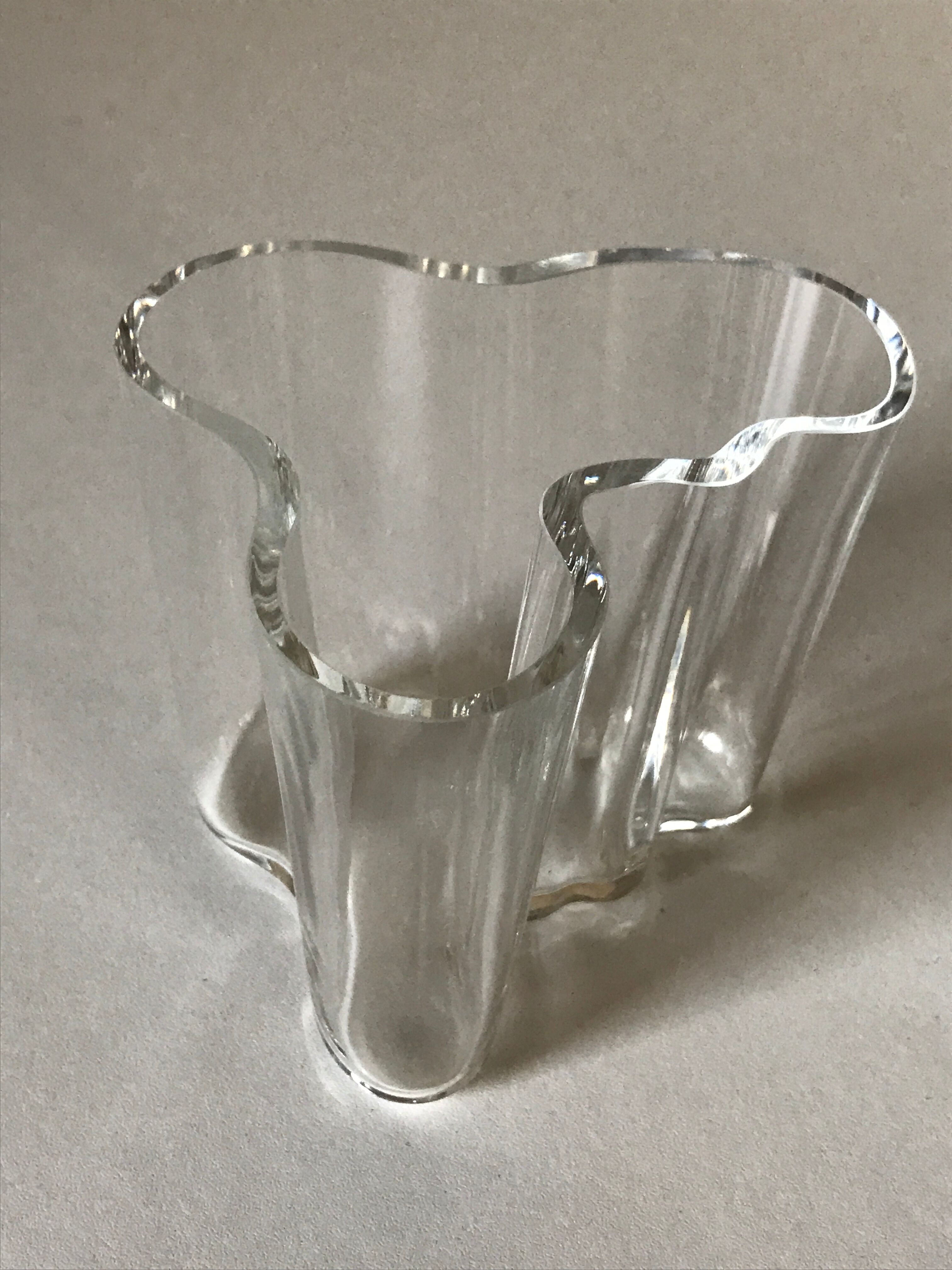 Vase Savoy d'Alvar Aalto, années 60