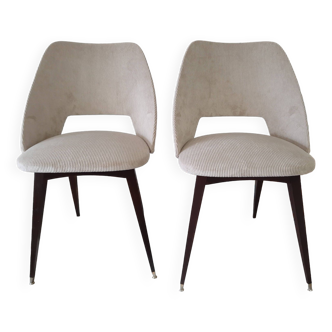 Vintage 60's corduroy chairs