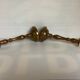 Pair of old brass candle holders
