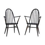 Pair of Ercol chairs model Windsor Quaker