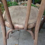 Lot of three old bistro chairs