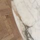 Oval Knoll Saarinen table, Calacatta marble, 198cm, year 2022, tulip.
