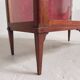 Mahogany display cabinet with marble top, 1920s