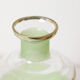 Carafe en verre granité vert, vintage