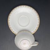 White and gilded Limoges porcelain tea/coffee service – MPM0724SV1
