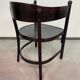 Large armchair of the Secession no.6549 by Josef Hoffmann for Thonet