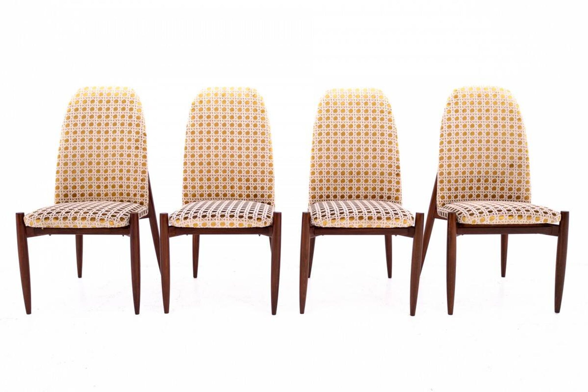 Set of 4 chairs, Czechoslovakia, 1950s. After renovation