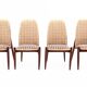Set of 4 chairs, Czechoslovakia, 1950s. After renovation