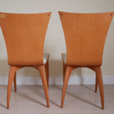 Deux chaises design usa modèle giraffe