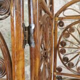 Rattan screen 4 leaves