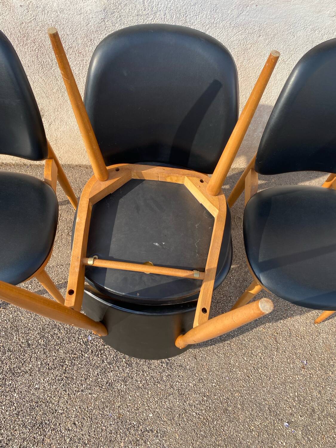 Set de 4 chaises pégase baumann