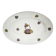 Plat ovale en porcelaine de Limoges décor panier d'hortensias