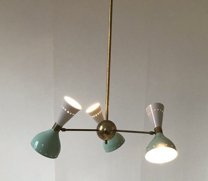 Chandelier in the style of Italian creations of the 50s