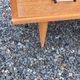 Vintage oak chest of drawers with 4 drawers from the 1960s.