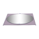 Miroir des années 70 entourage en plexi fumé