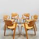 Finnish vintage Aslak dining chairs Ilmari Tapiovaara Asko 1960s