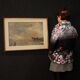 Italian seascape painting in impressionist-style from 20th century