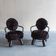 Pair of limited edition lounge chairs by Olivier De Schrijver for Ode’s Design