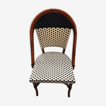 White/black bistro chair