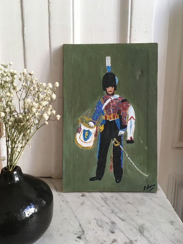 Painting infantry oil