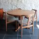 Dining room set Mobelfabrik table and chairs "Juliane" by Johannes Andersen, 1960s