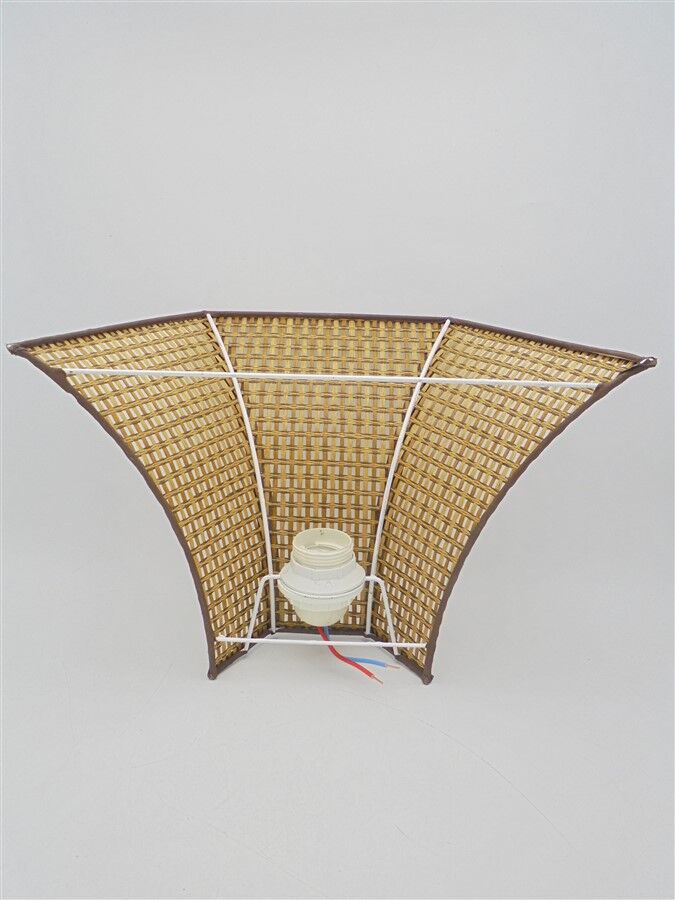 Wicker wall wall light