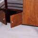 Czech Art Deco Trolley Walnut and Chrome-Plated Steel from Thonet, 1930s