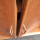 Golden oak bookcase 1950