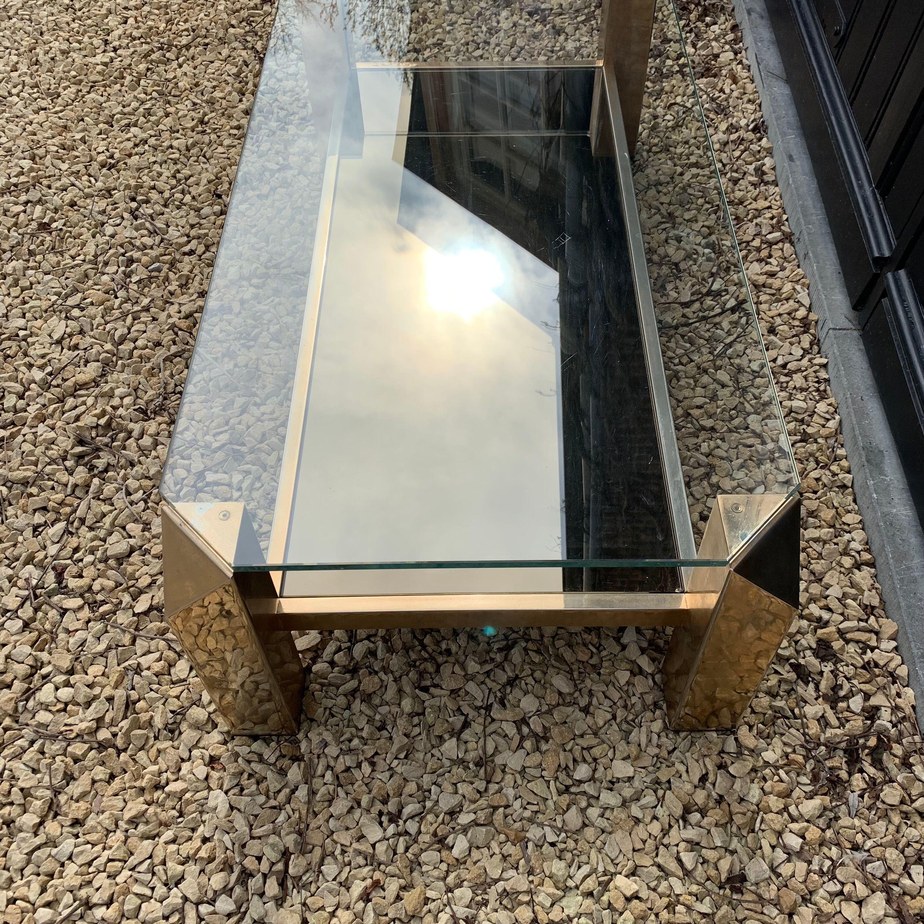 Table basse Belgo Chrome