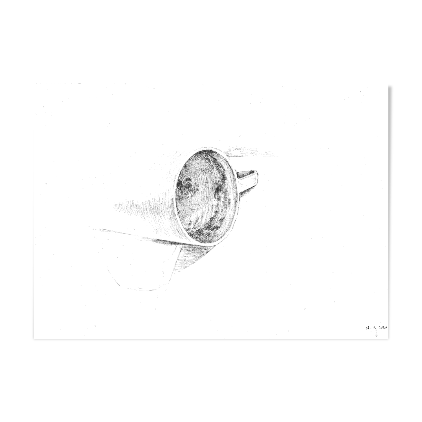 Tea, original drawing signed