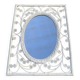 large white rattan mirror 77 x 60