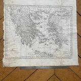 Old map of Greece (1788)