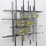 Albano Poli Mid-Century Modern Italian Single Sculture Sconce by Poliarte